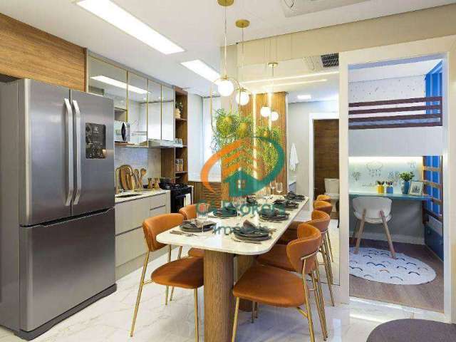 Apartamento com 2 dormitórios à venda, 37 m² por R$ 310.000,00 - Centro - Guarulhos/SP
