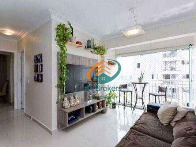 Apartamento com 3 dormitórios, 67 m² - venda por R$ 455.000,00 ou aluguel por R$ 3.210,80/mês - Ponte Grande - Guarulhos/SP