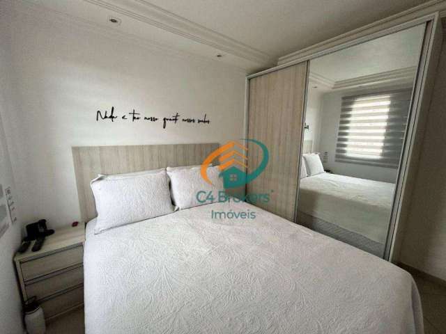 Apartamento com 2 dormitórios para alugar, 45 m² por R$ 2.447,00/mês - Jardim Cocaia - Guarulhos/SP