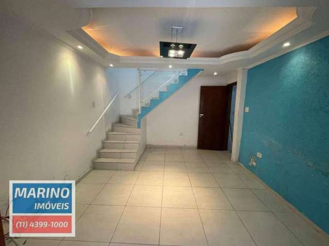 Casa com 2 dormitórios para alugar, 250 m² por R$ 2.200/mês - Jardim Calux - São Bernardo do Campo/SP