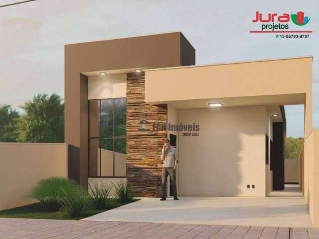 Casa com 3 dormitórios à venda, 95 m² por R$ 530.000,00 - Parque Residencial Campo Verde - Boituva/SP