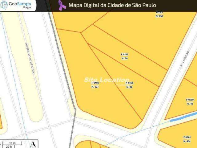 107960-107958 Terreno, 770 m² - venda por R$ 4.000.000 ou aluguel por R$ 15.000/mês - Vila Mascote - São Paulo/SP