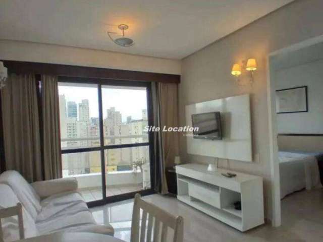 108745 Apartamento com 1 dormitório, 34 m² - venda por R$ 379.000 ou aluguel por R$ 5.650/mês - Moema - São Paulo/SP