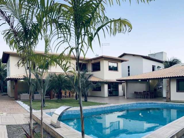 Casa em condomínio fechado com 5 quartos para alugar na Praia de Busca Vida, Camaçari  por R$ 21.600