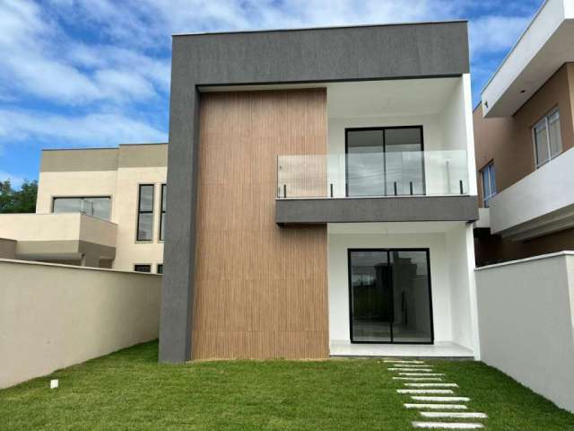 Casa em condomínio fechado com 4 quartos à venda no Catu de Abrantes, Camaçari  por R$ 895.000