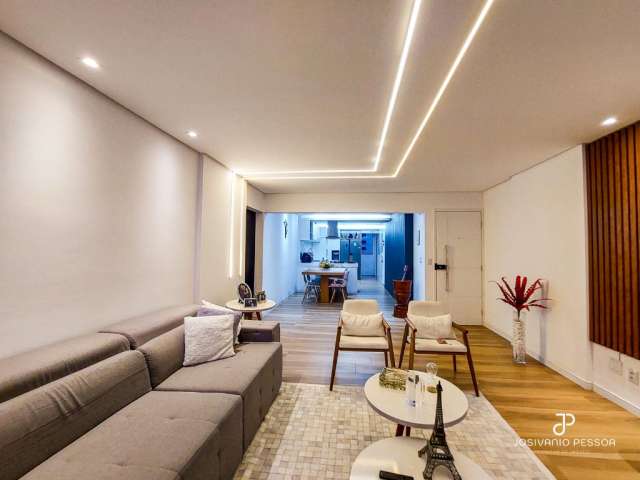 Apartamento para venda possui 141 metros com 4 quartos sendo 3 suítes com 1 vg em setubal - Recife - PE
