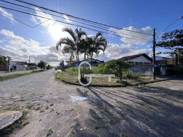 Terreno à venda, 306 m² por R$ 175.000,00 - Cidade Nova Peruibe - Peruíbe/SP