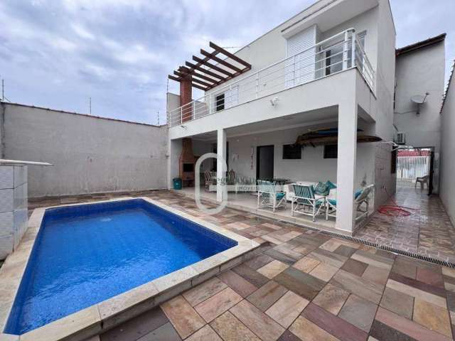 Casa sobrado a 150m da praia com 4 dormitórios à venda, 280 m² por R$ 670.000 - Estância São José - Peruíbe/SP