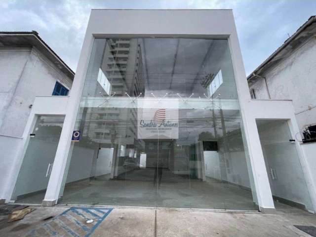 Loja, 270 m² - venda por R$ 2.500.000,00 ou aluguel por R$ 16.130,00/mês - Encruzilhada - Santos/SP