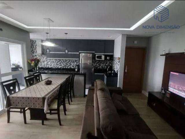 Apartamento com 3 dormitórios à venda, 82 m² por R$ 640.000,00 - Vila Cardoso - São José dos Campos/SP