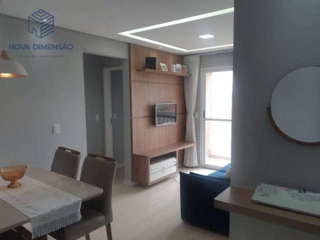 Apartamento com 2 dormitórios, 57 m² - venda por R$ 350.000,00 ou aluguel por R$ 2.758,27/mês - Parque Residencial Flamboyant - São José dos Campos/SP