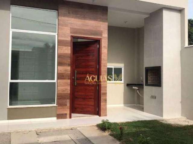Casa com 3 dormitórios à venda, 83 m² por R$ 272.000,00 - Vereda Tropical - Aquiraz/CE