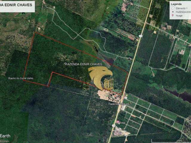 Terreno à venda, 1050000 m² por R$ 2.625.000 - Lagoa do Cedro - Chorozinho/CE