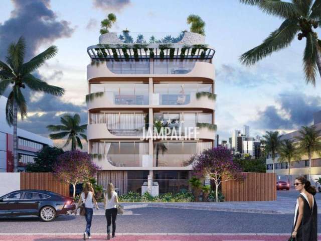 Apartamento com 2 dormitórios à venda, 60 m² por R$ 977.000,00 - Cabo Branco - João Pessoa/PB