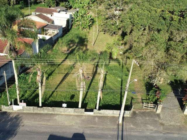 Irresistível terreno com 29.035 m² em excelente localização na Ponta de Baixo em São José. Cercado, frente medindo 27,22 m. com escritura pública. Sendo 3.000m² com viabilidade para 4 pavimentos. Conf