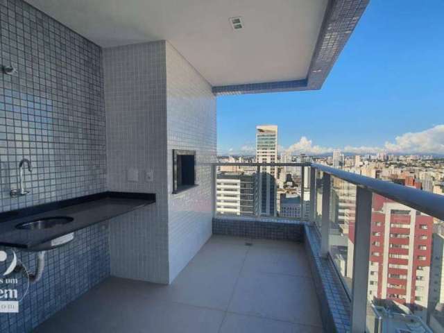 Lindo apartamento de 107m² com 3 quartos sendo uma suíte, ampla sacada com churrasqueira, lavabo à venda R$ 1.146.000 - Batel - Curitiba/PR