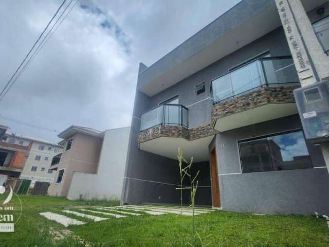 Sobrado 132 m² com 3 quartos ( 1 suíte), 2 vagas de garagem à venda por R$ 560.000 - Campo de Santana - Curitiba/PR