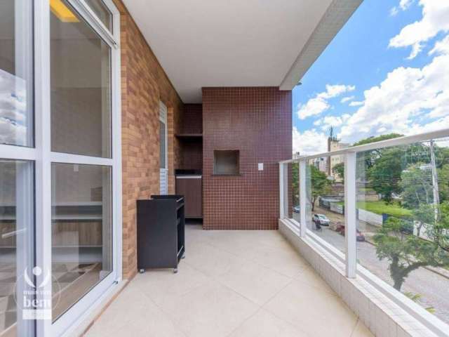 Apartamento com 3 quartos (1 suíte), sacada com churrasqueira à venda  por R$ 777.000 - Mercês - Curitiba/PR