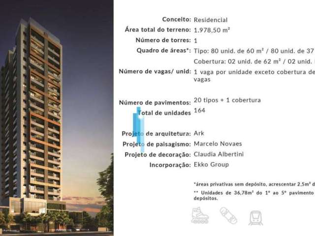 Apartamento com 2 dormitórios à venda, 61 m² por R$ 623.935,34 - Presidente Altino - Osasco/SP