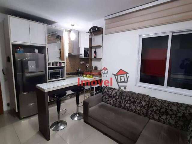 Apartamento com 2 dormitórios à venda, 50 m² por R$ 325.000,00 - Utinga - Santo André/SP