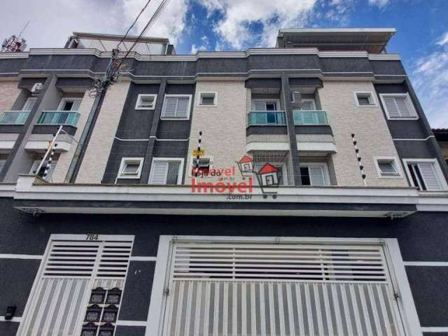 Apartamento com 2 dormitórios à venda, 54 m² por R$ 360.000,00 - Vila Camilópolis - Santo André/SP
