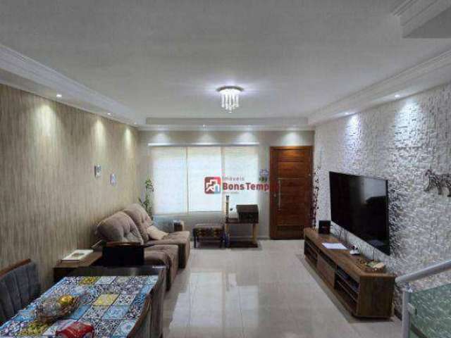 Sobrado com 3 dormitórios, 1 suite, 2 vagas à venda, 120 m² por R$ 570.000 - Vila Matilde - São Paulo/SP
