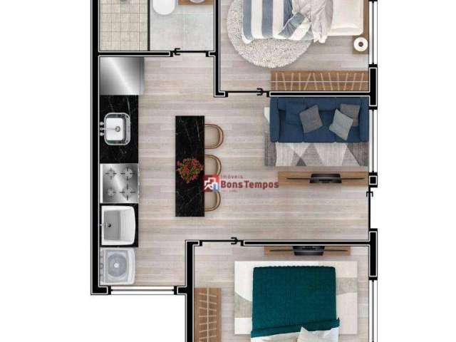 Apartamento com 2 dormitórios à venda, 31 m² por R$ 250.000,00 - Vila Beatriz - São Paulo/SP