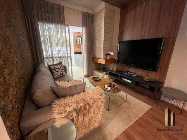 Apartamento com 3 dormitórios à venda, 87 m² por R$ 850.000,00 - Capivari - Campos do Jordão/SP