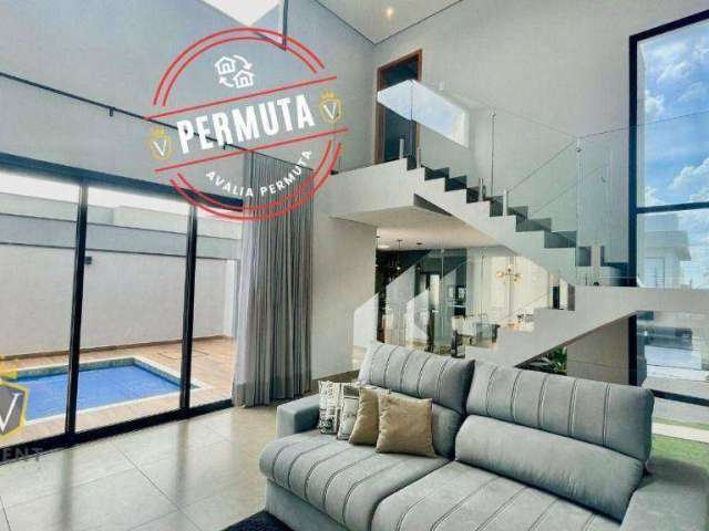 Casa com 3 dormitórios à venda, 234 m² por R$ 2.230.000,00 - Loteamento Reserva Ermida - Jundiaí/SP