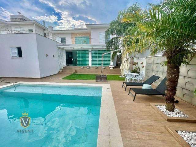 Casa com 4 dormitórios, 315 m² - venda por R$ 2.900.000,00 ou aluguel por R$ 19.400,00/mês - Condomínio Reserva da Serra - Jundiaí/SP