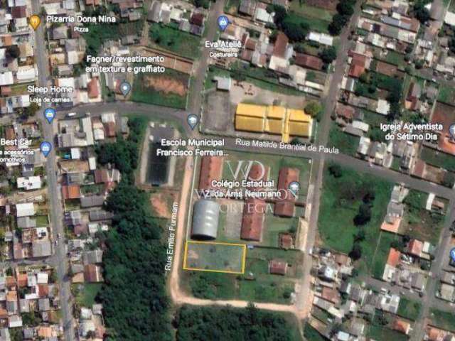 Terreno à venda, 1362 m² por R$ 350.000,00 - Borda Do Campo - São José dos Pinhais/PR