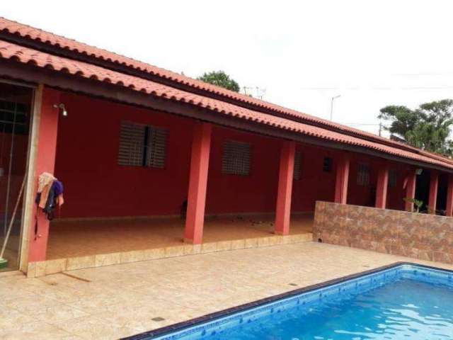 Chácara em Tatuí (1.000 m²), casa. piscina