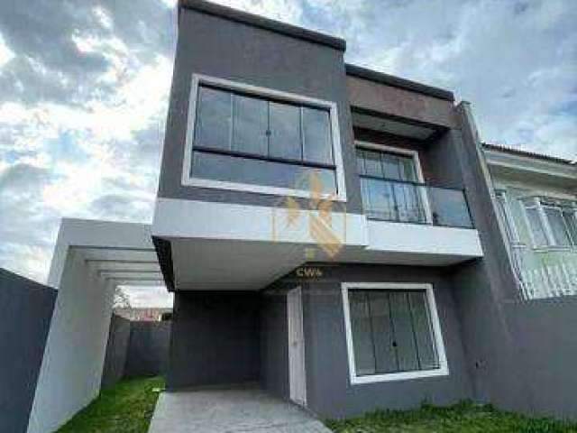Sobrado com 3 dormitórios à venda, 104 m² por R$ 483.000 - Fazendinha - Curitiba/PR