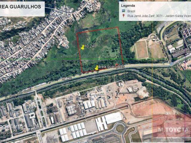 Terreno à venda, 10240 m² por R$ 7.500.000,00 - Aeroporto - Guarulhos/SP