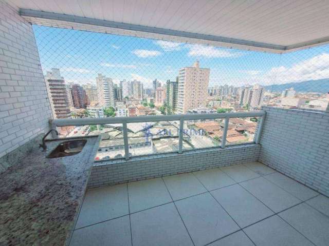 Apartamento com 2 dormitórios para alugar, 60 m² por R$ 2.700,01/mês - Tupi - Praia Grande/SP