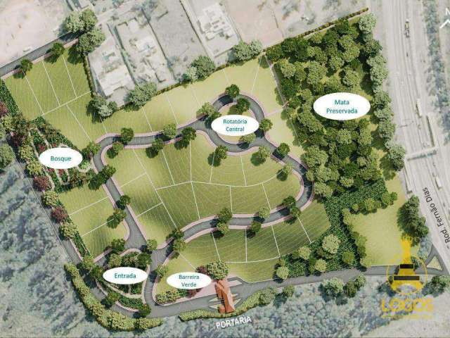 Terreno à venda, 1000 m² por R$ 540.000,00 - Jardim Estância Brasil - Atibaia/SP