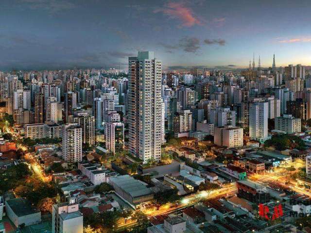 Apartamento no 35º Andar com 3 dormitórios à venda, 190 m² por R$ 3.700.000 - Perdizes - São Paulo/SP