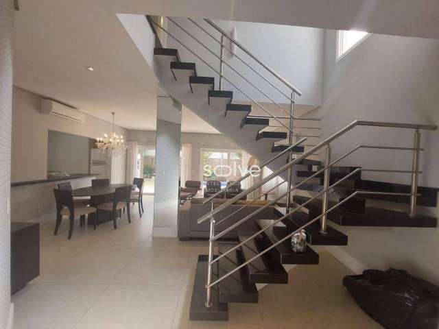 Sobrado com 4 dormitórios para alugar, 235 m² por R$ 9.444,00/mês - Condomínio Panorama Residence - Indaiatuba/SP