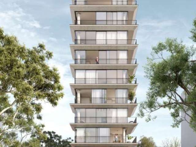 Edifício de alto padrão com um apartamento por andar situado em frente a uma praça. Preço e disponibilidade do imóvel sujeitos a alteração sem aviso prévio.