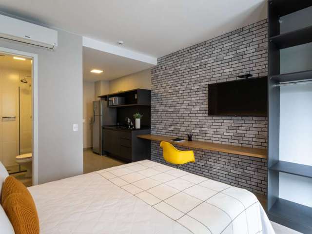 Apartamento com 1 Quarto para alugar, 26m² - Pinheiros