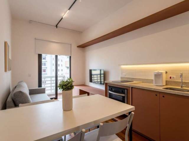 Apartamento com 1 Quarto para alugar, 31m² - Santa Cecília