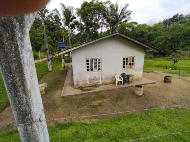 Área rural de 7500m² com casa para venda, Macacos, Camboriú - SC