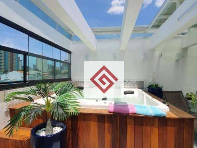 Cobertura com 3 dormitórios à venda, 140 m² por R$ 1.050.000,00 - Jardim - Santo André/SP