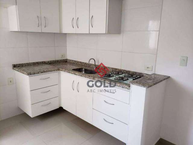 Apartamento com 2 dormitórios para alugar, 52 m² por R$ 2.327,41/mês - Parque das Nações - Santo André/SP