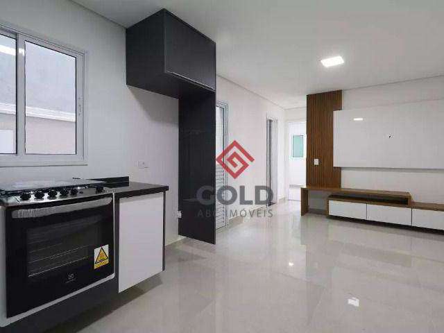 Apartamento com 2 dormitórios para alugar, 40 m² por R$ 2.573,29/mês - Vila Pires - Santo André/SP