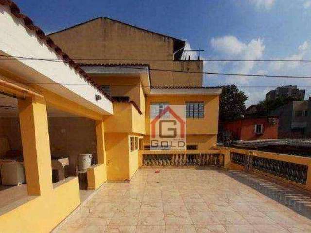 Casa com 3 dormitórios, 314 m² - venda por R$ 960.000,00 ou aluguel por R$ 3.635,39/mês - Vila Curuçá - Santo André/SP