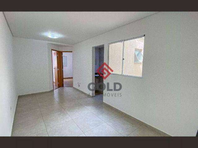 Cobertura com 2 dormitórios para alugar, 104 m² por R$ 2.919,45/mês - Vila Alice - Santo André/SP