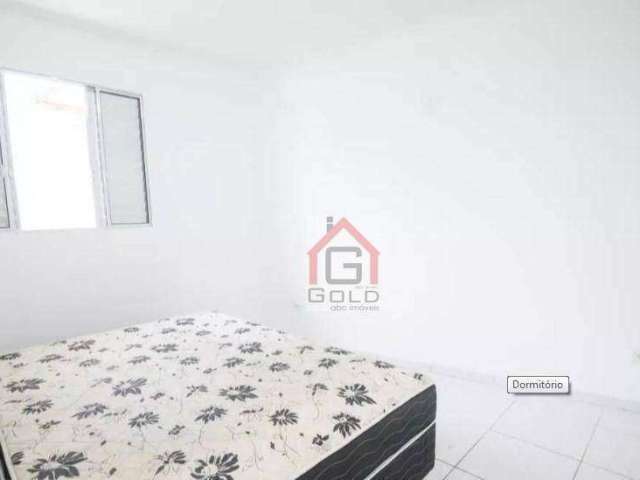 Casa com 1 dormitório para alugar, 32 m² por R$ 915,00/mês - Utinga - Santo André/SP