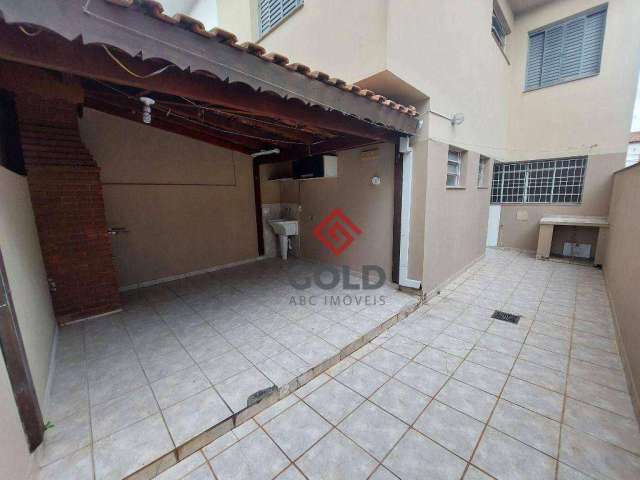 Sobrado com 3 dormitórios para alugar, 168 m² por R$ 2.804,01/mês - Vila Scarpelli - Santo André/SP