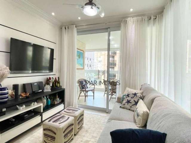 Apartamento com 3 dormitórios à venda, 126 m² por R$ 1.100.000,00 - Praia da Enseada - Guarujá/SP